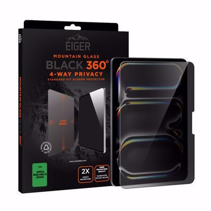 Picture of Eiger Eiger Mountain Black Privacy 360 TSP Screen Protector for iPad Pro 11 (2024)